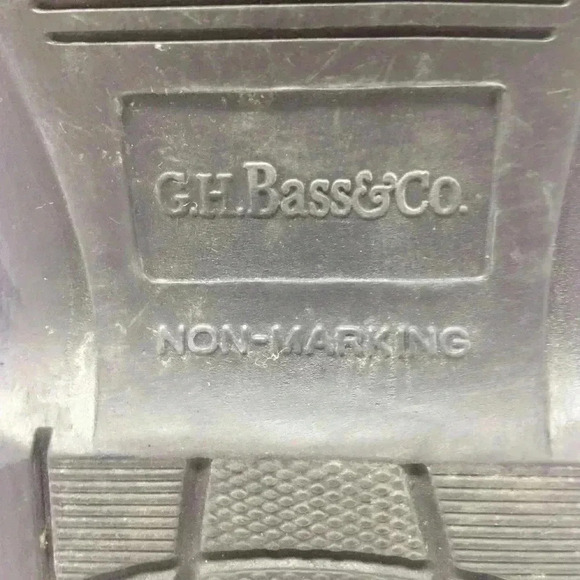 G.H. Bass Men Black Leather 8.5 D Oxford Shoe - Picture 8 of 8